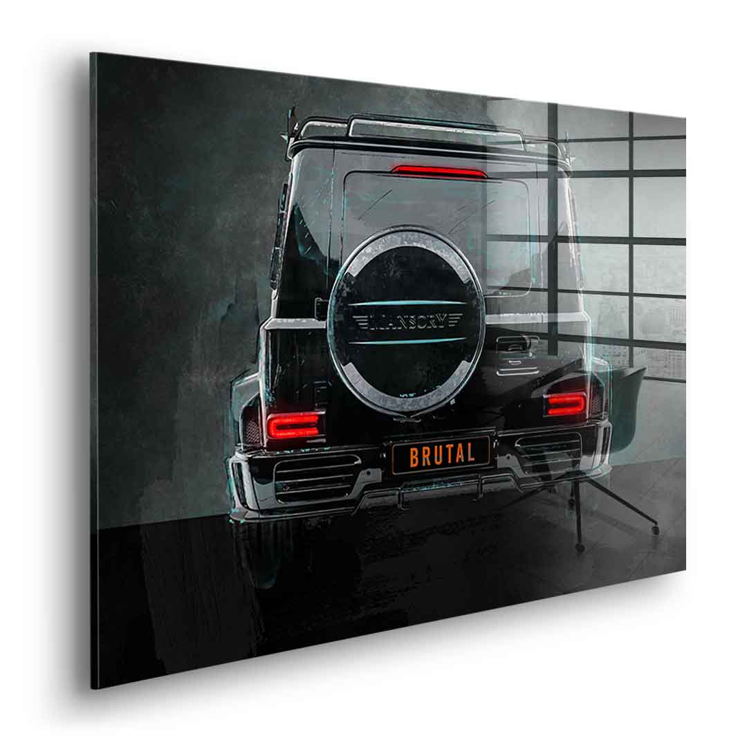G -Wagon backside - acrylic glass