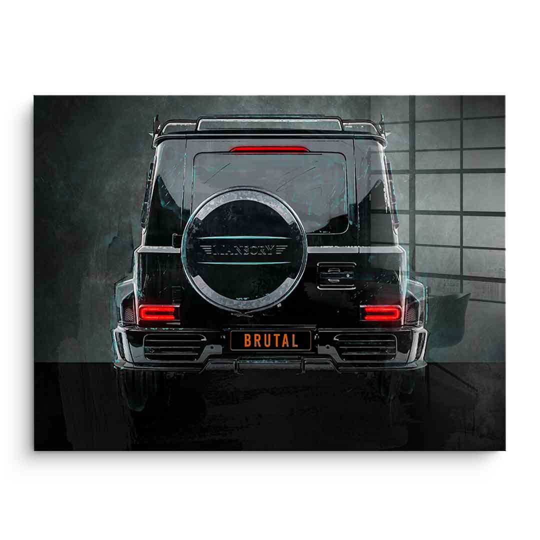G -Wagon backside - acrylic glass