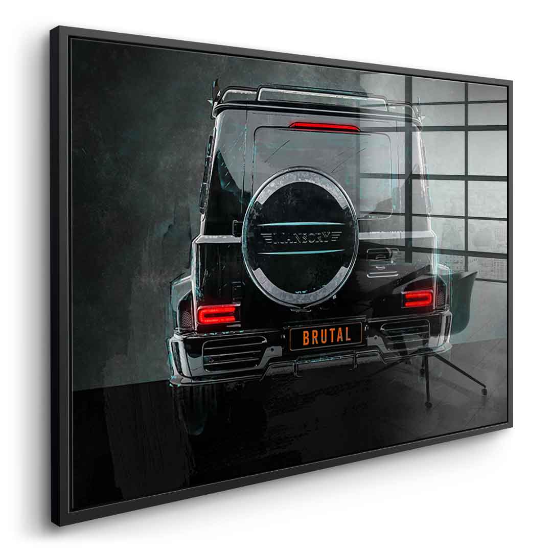 G -Wagon backside - acrylic glass
