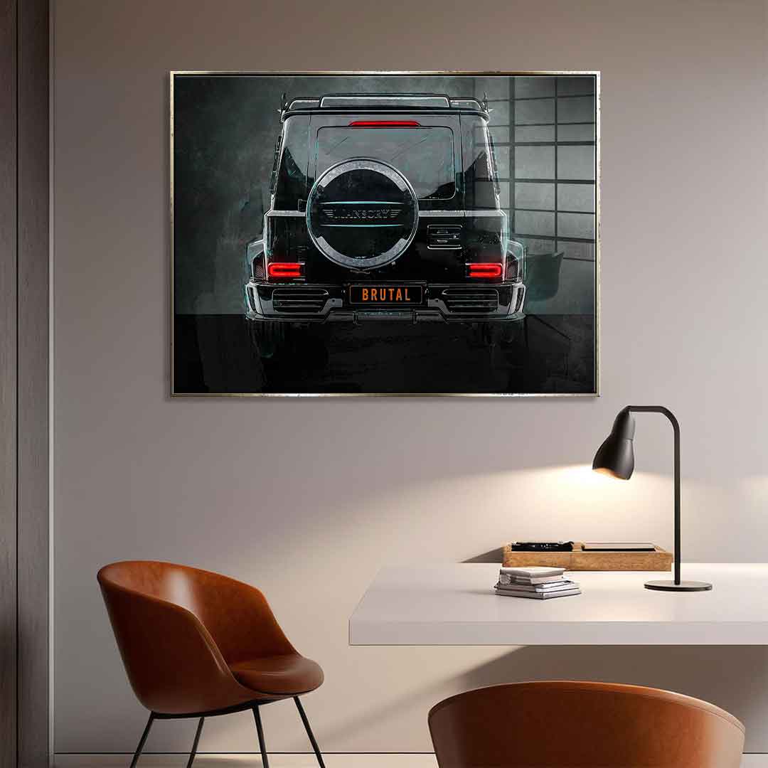 G -Wagon backside - acrylic glass
