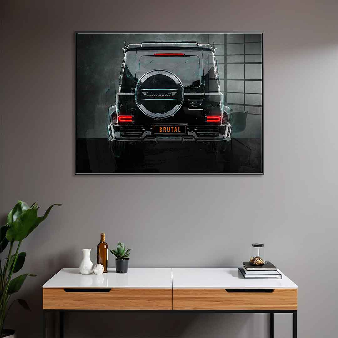 G -Wagon backside - acrylic glass
