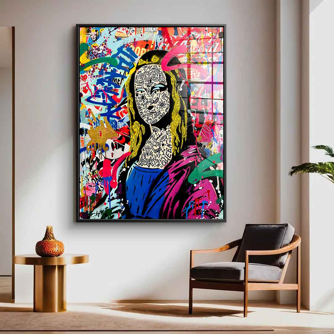 Graffiti mona - acrylic glass