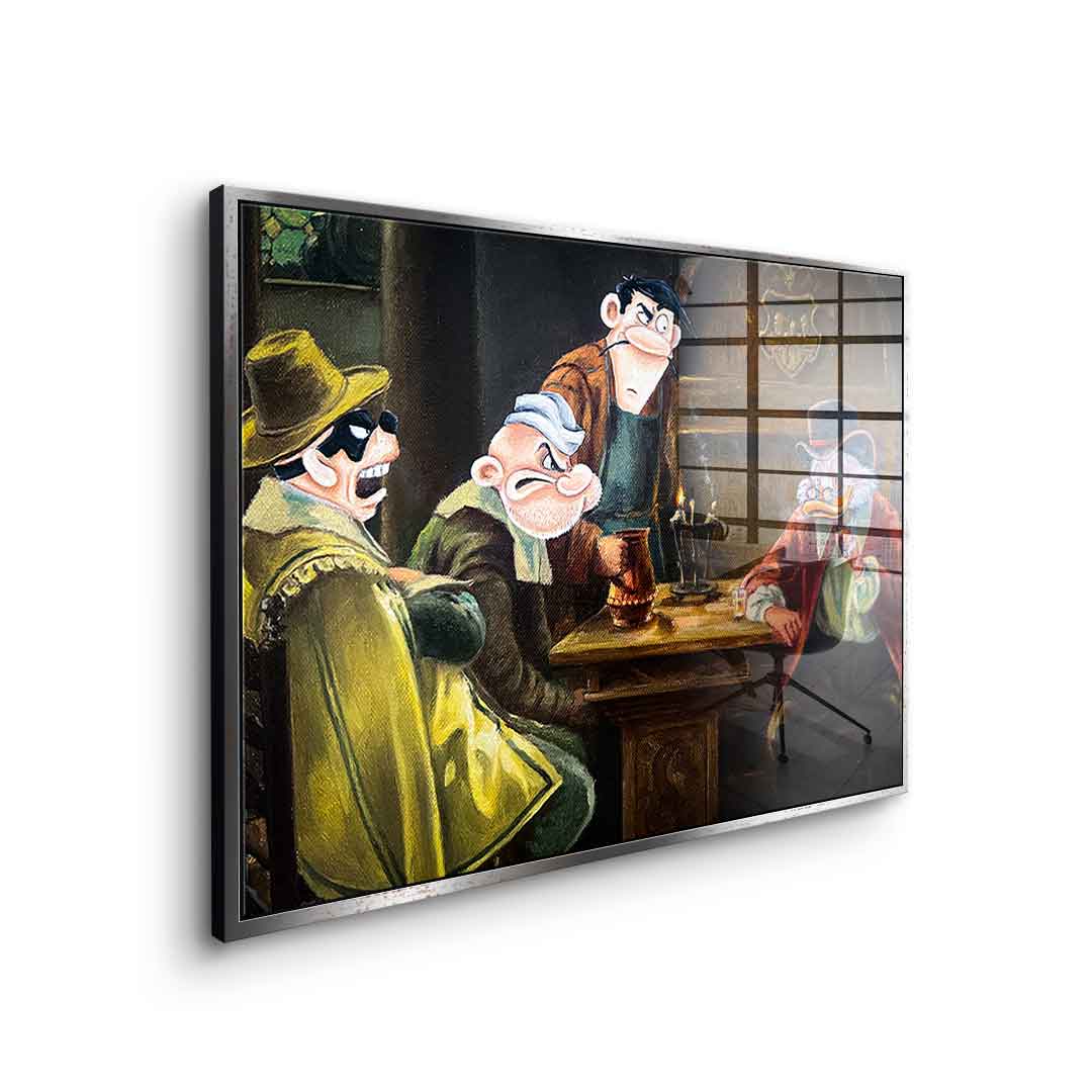 Gangster's meeting - acrylic glass