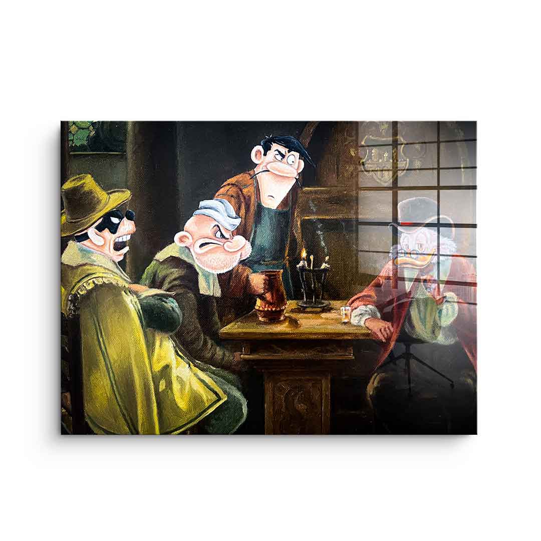 Gangster's meeting - acrylic glass
