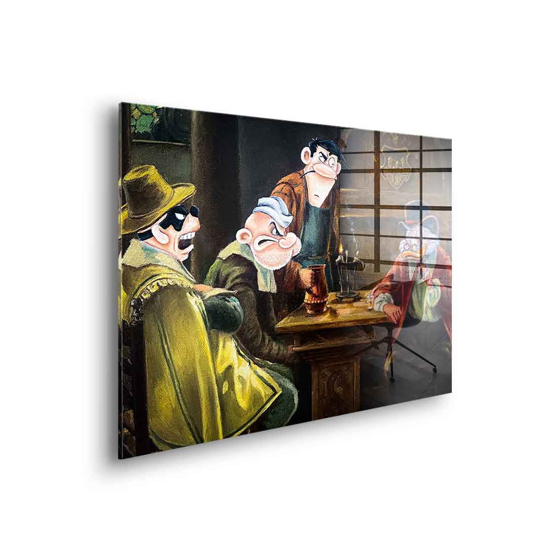 Gangster's meeting - acrylic glass