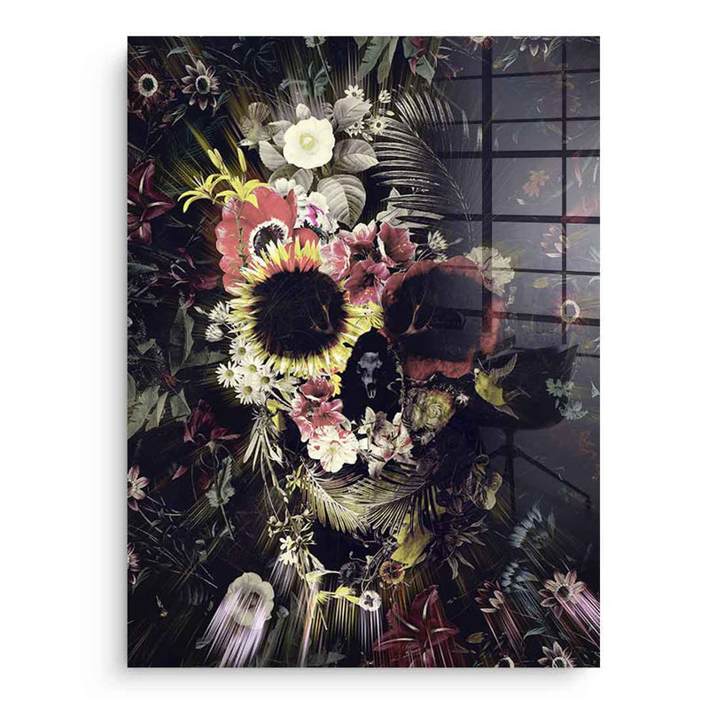 Garden Skull - Acrylglas