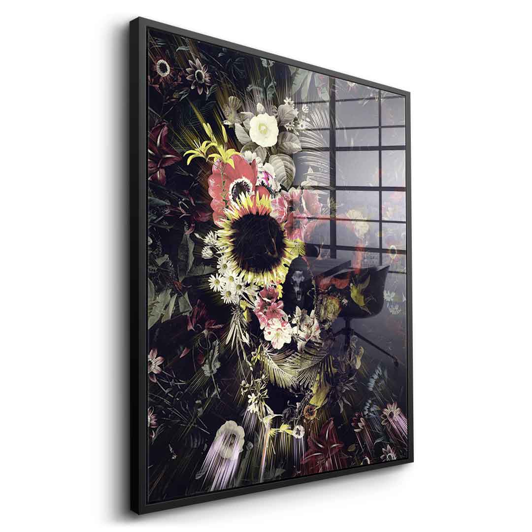 Garden Skull - Acrylic glass