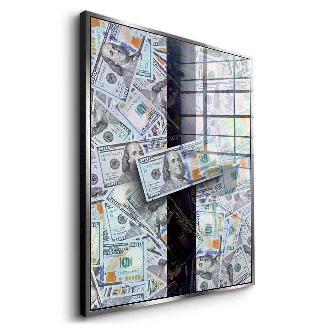Money Stack - acrylic glass