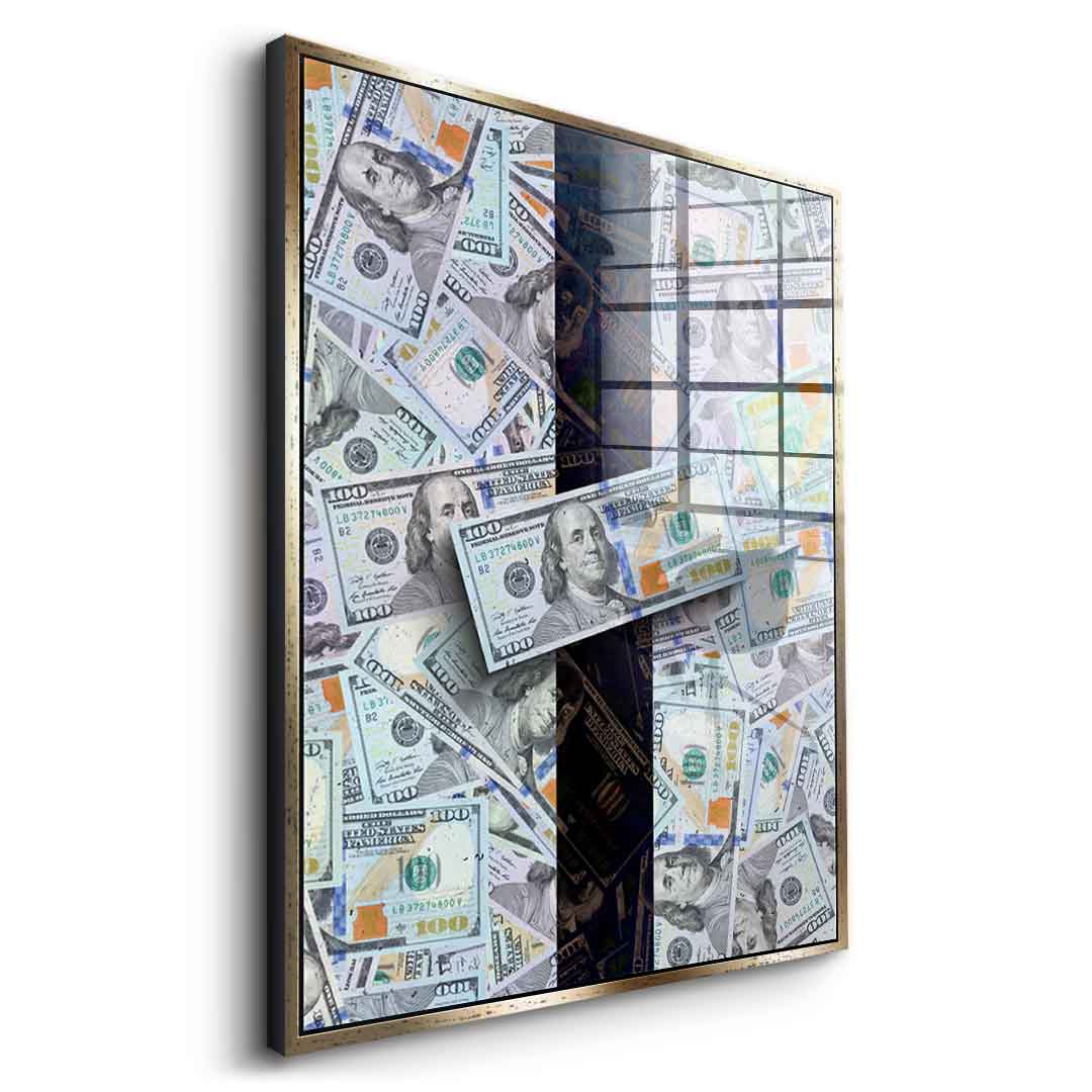 Money Stack - acrylic glass