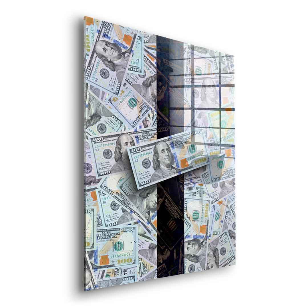 Money Stack - acrylic glass