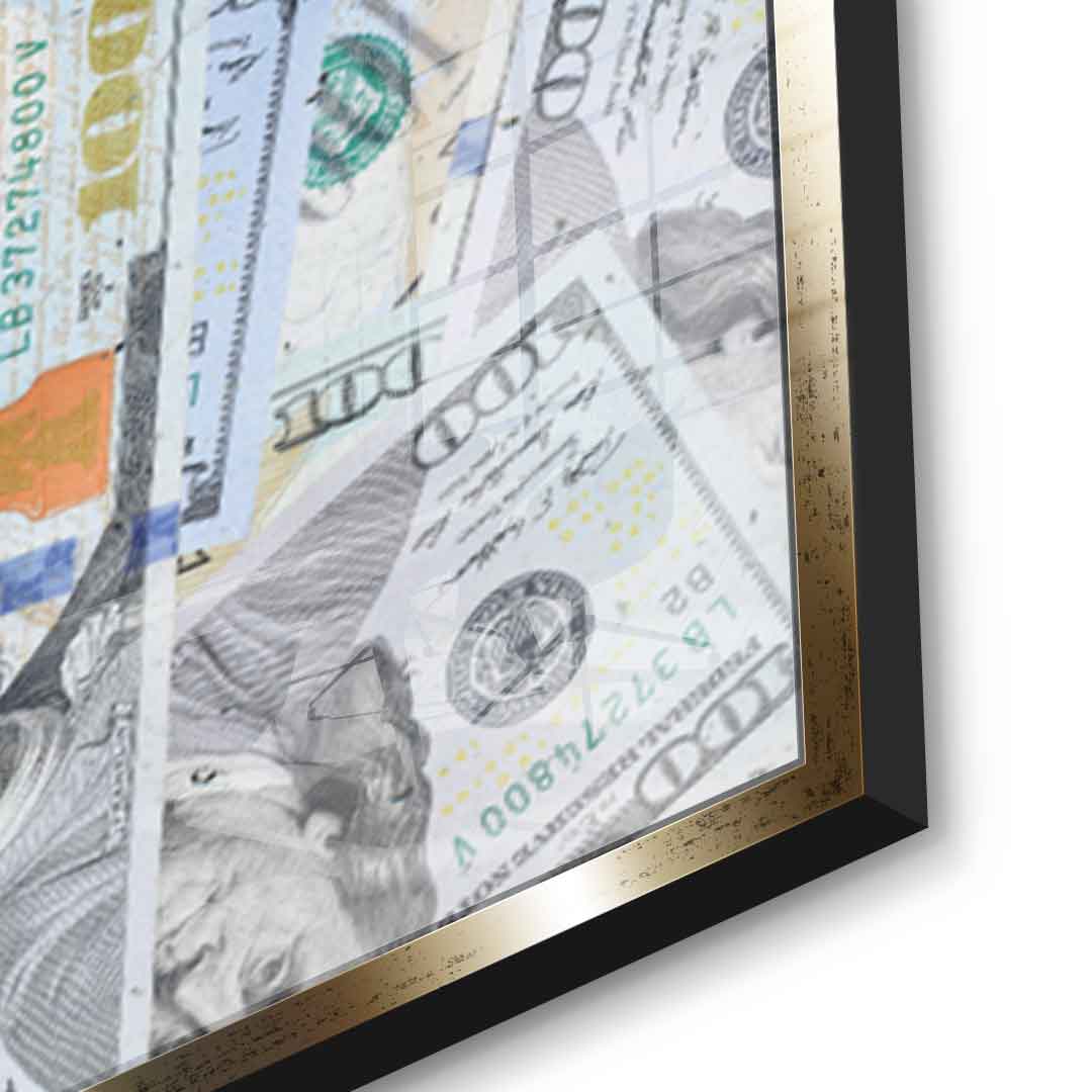 Money Stack - acrylic glass