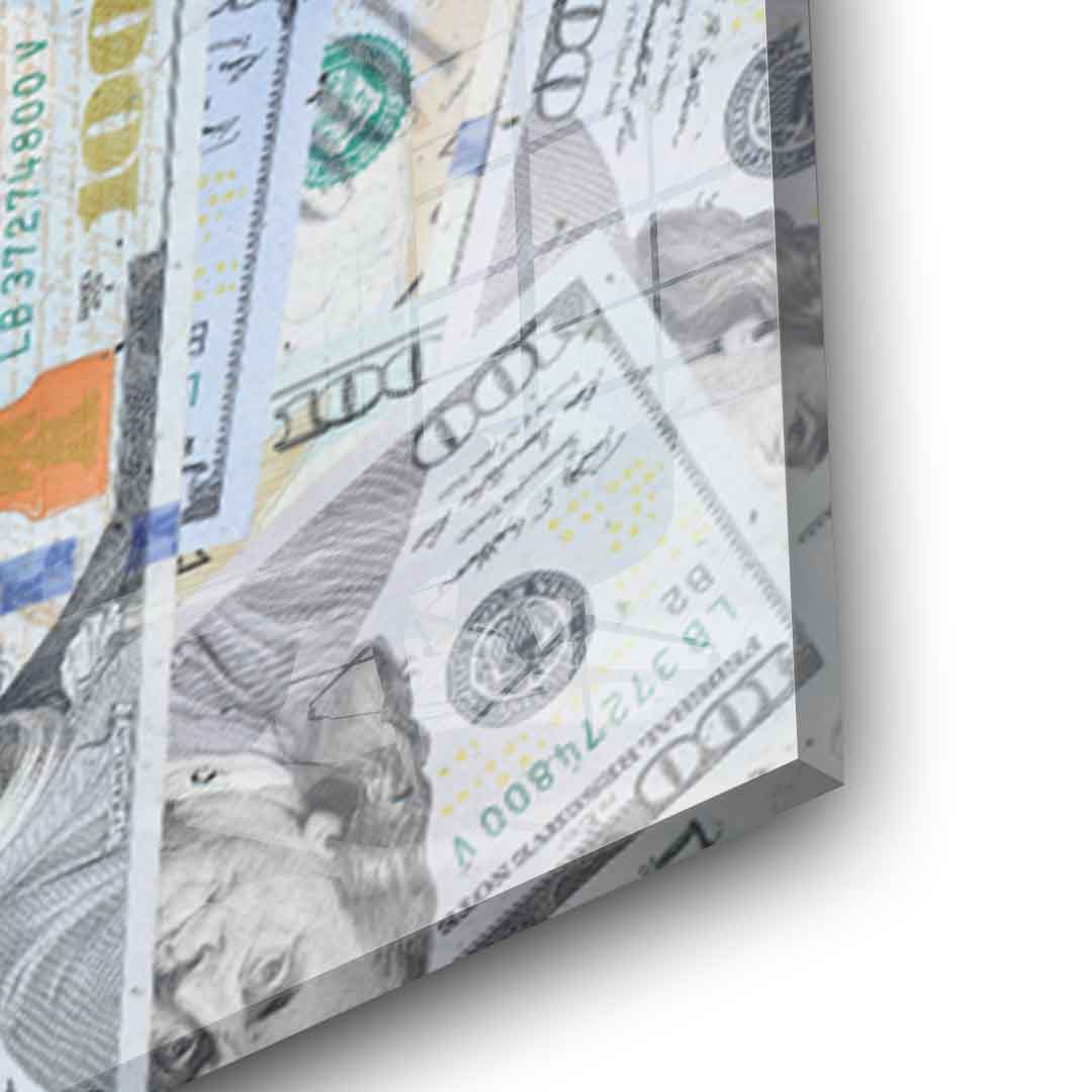 Money Stack - acrylic glass