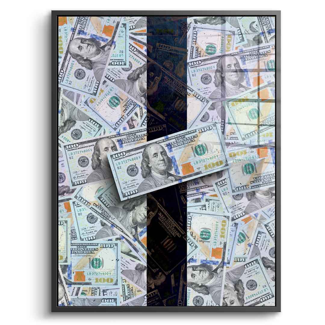 Money Stack - acrylic glass