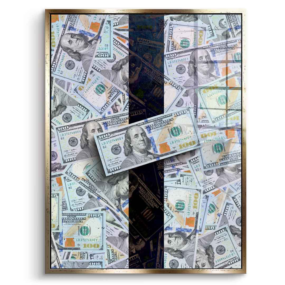 Money Stack - acrylic glass