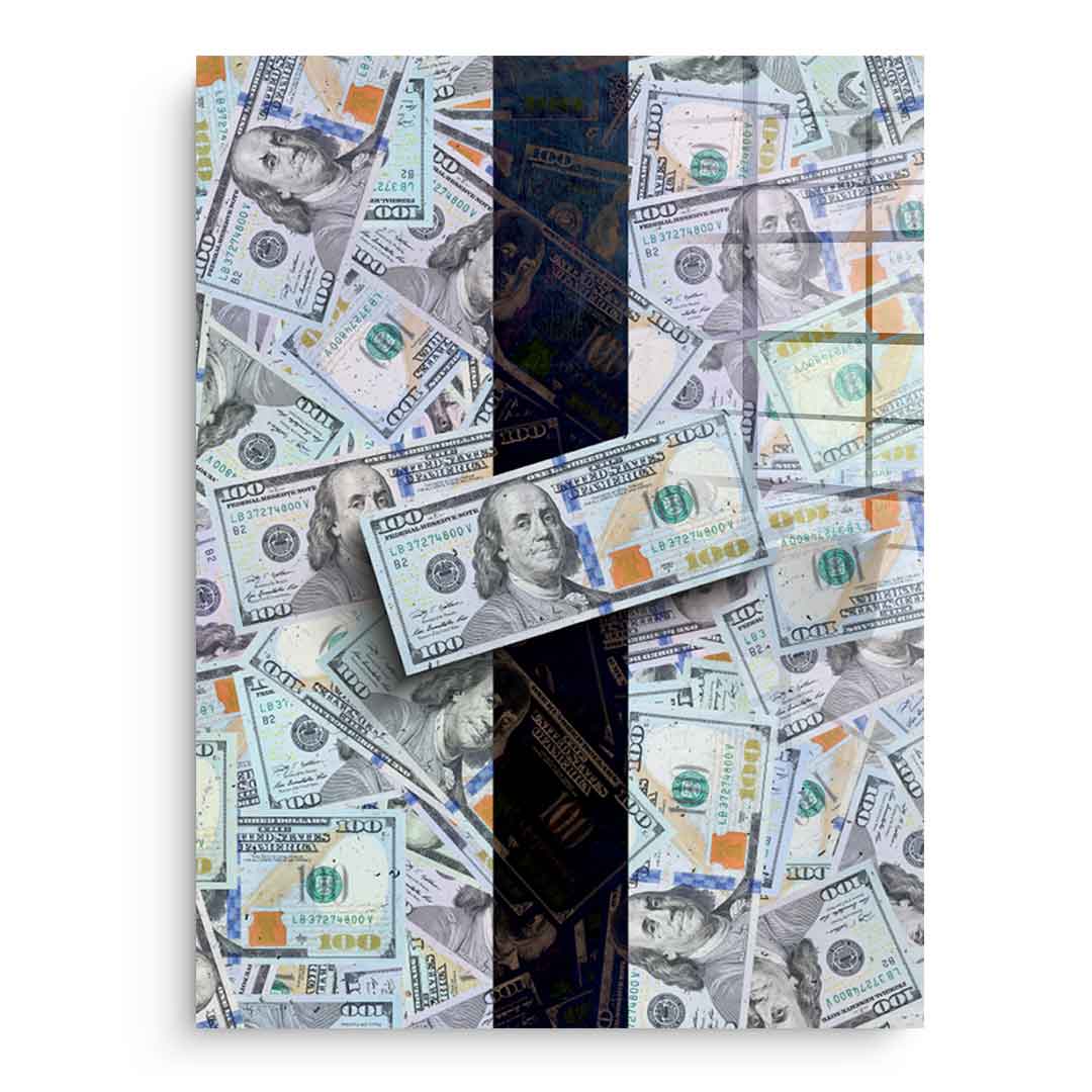 Money Stack - acrylic glass