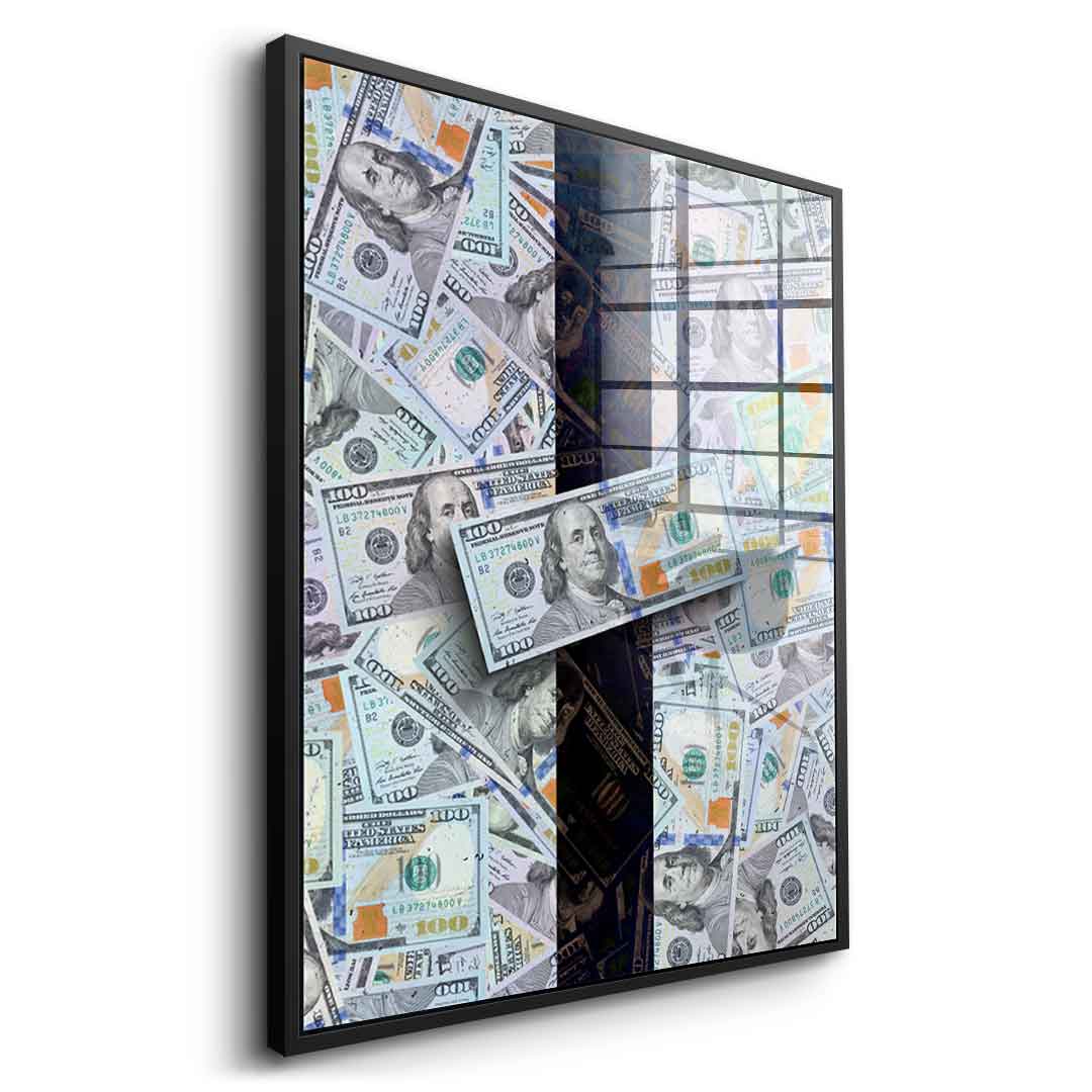 Money Stack - acrylic glass
