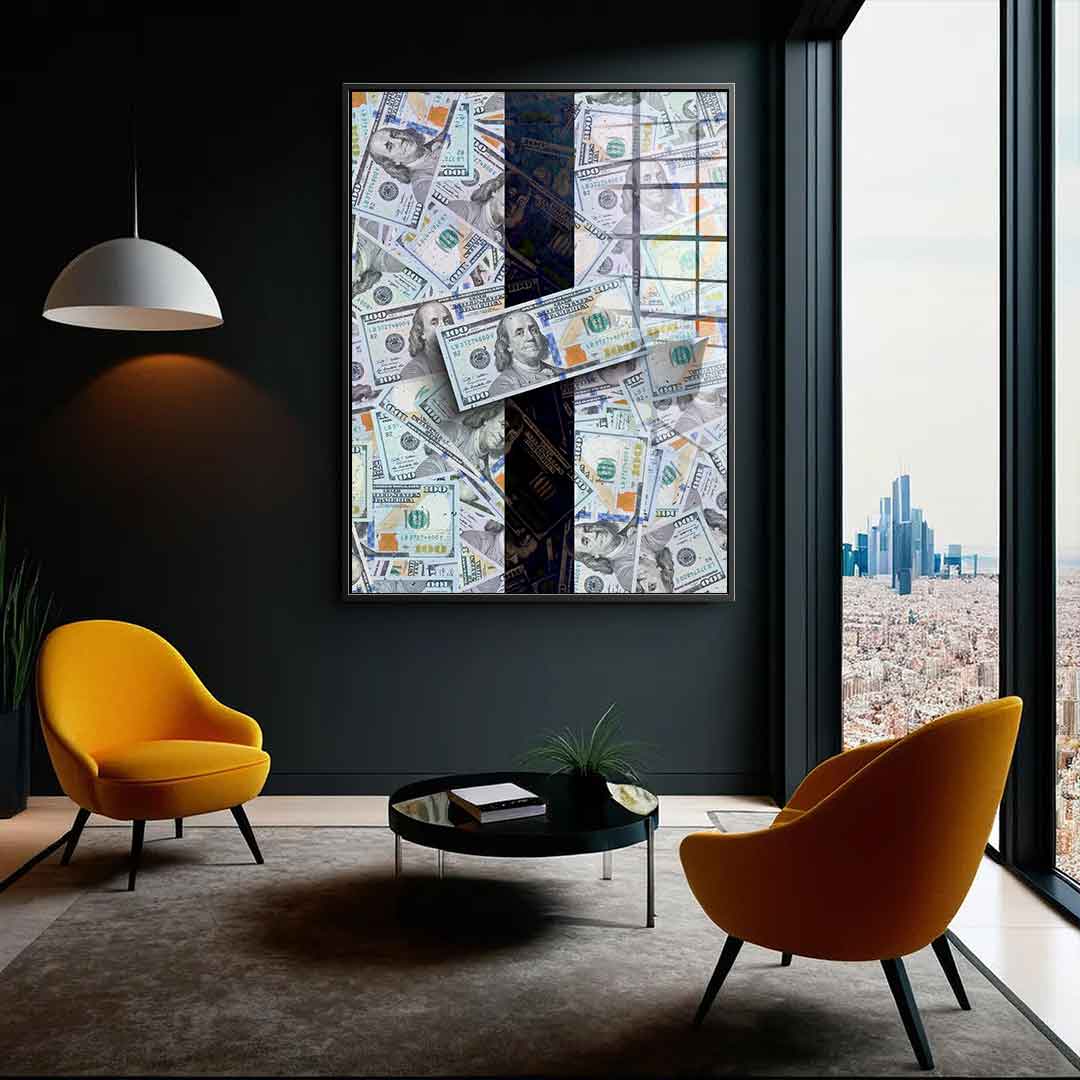 Money Stack - acrylic glass