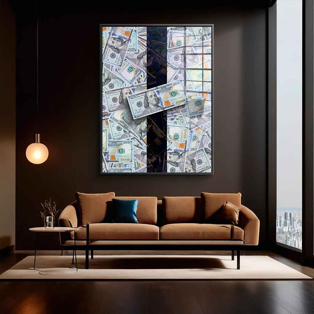 Money Stack - acrylic glass