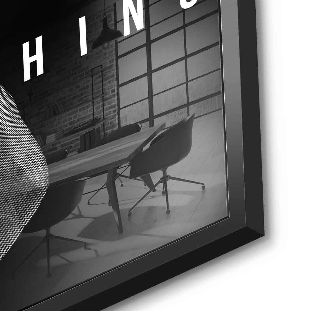 Give everything - acrylic glass