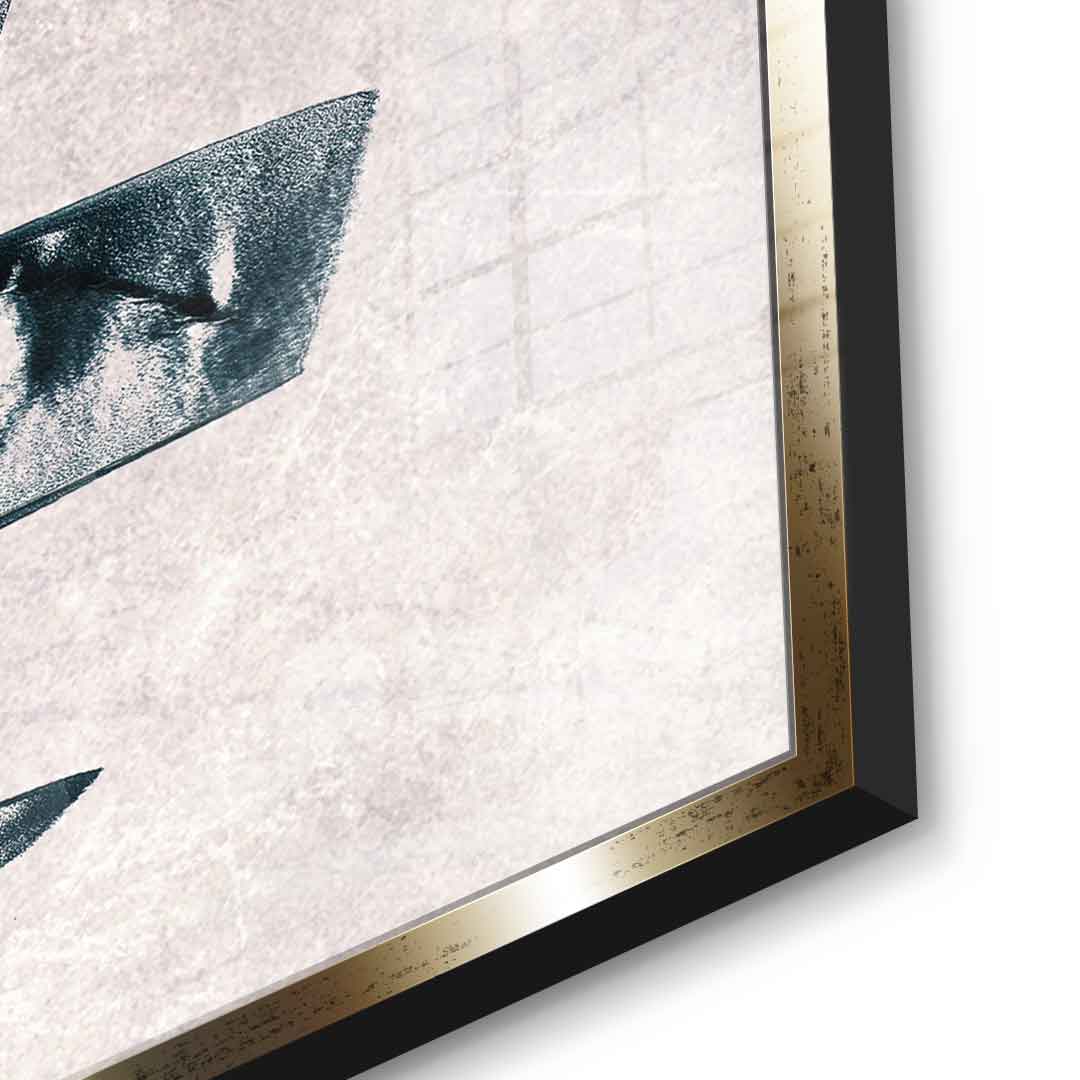 Glitch skull - acrylic glass