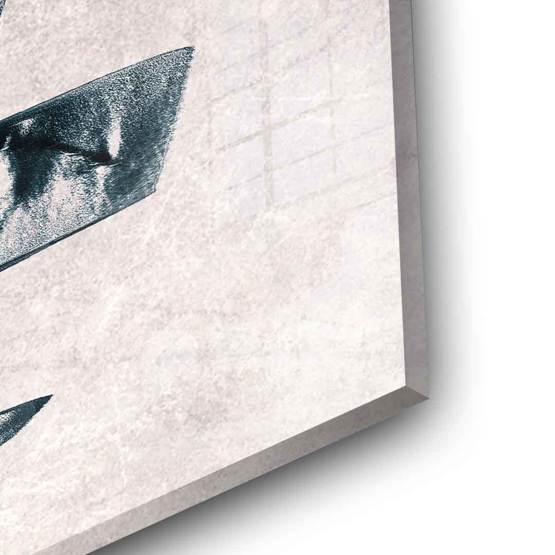 Glitch skull - acrylic glass