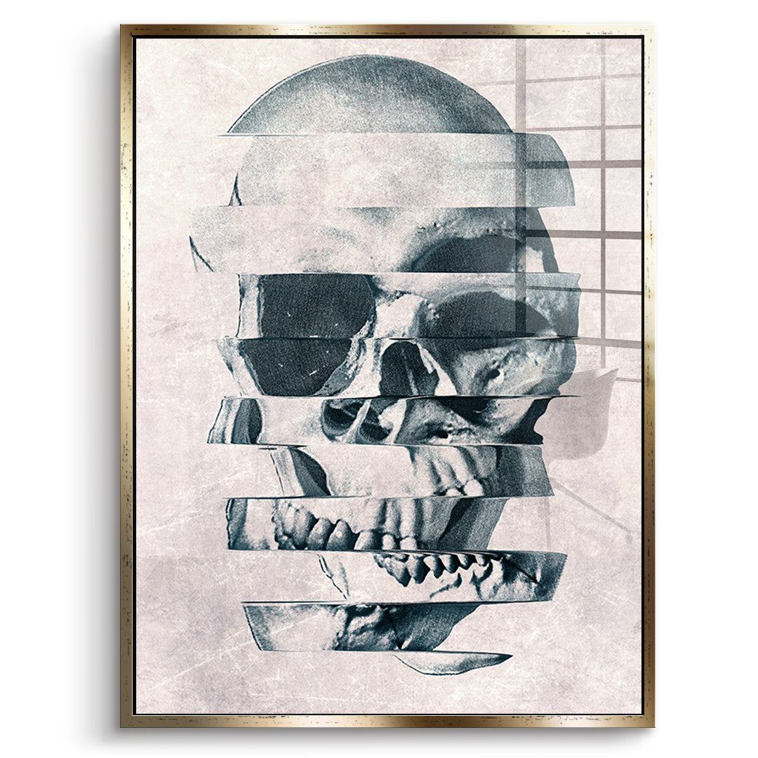 Glitch skull - acrylic glass