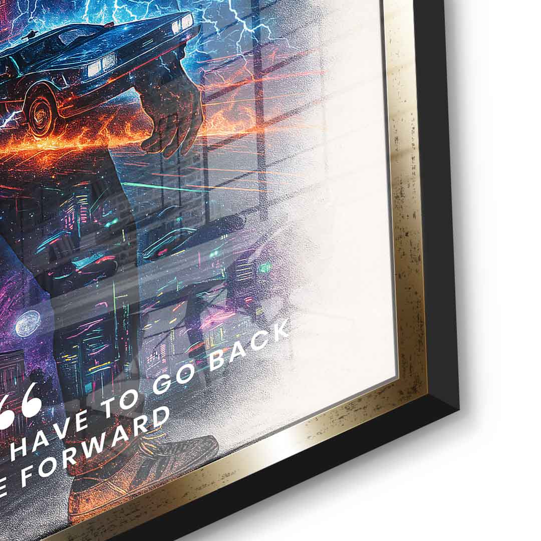 Go Back to Move Forward - Acrylglas