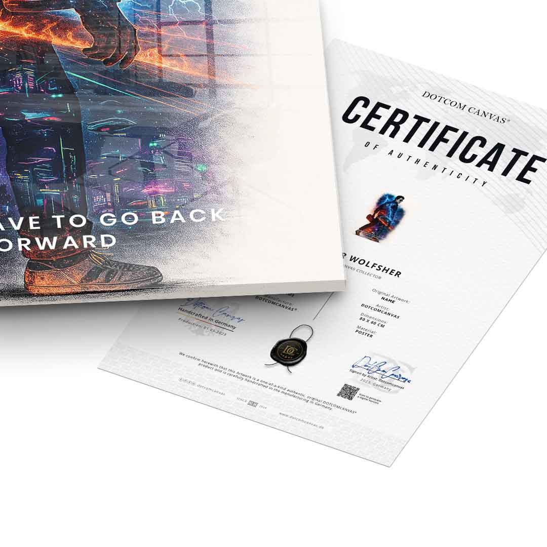 Go Back to Move Forward - Acrylglas