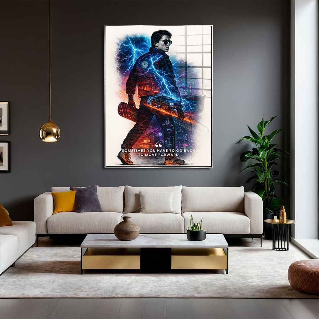 Go Back to Move Forward - Acrylglas