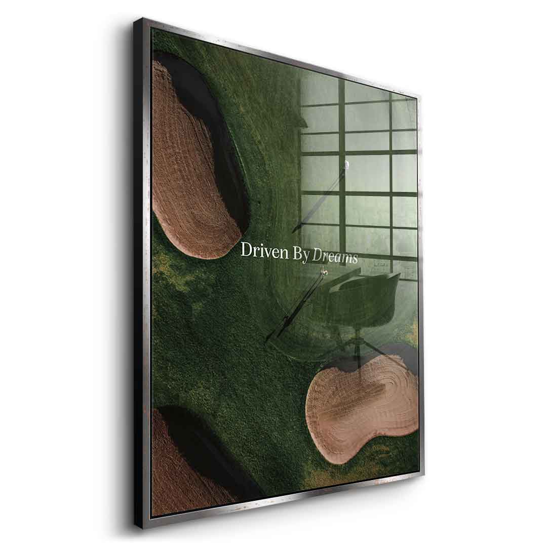 Driven by Dreams #Golf V1 - acrylic glass