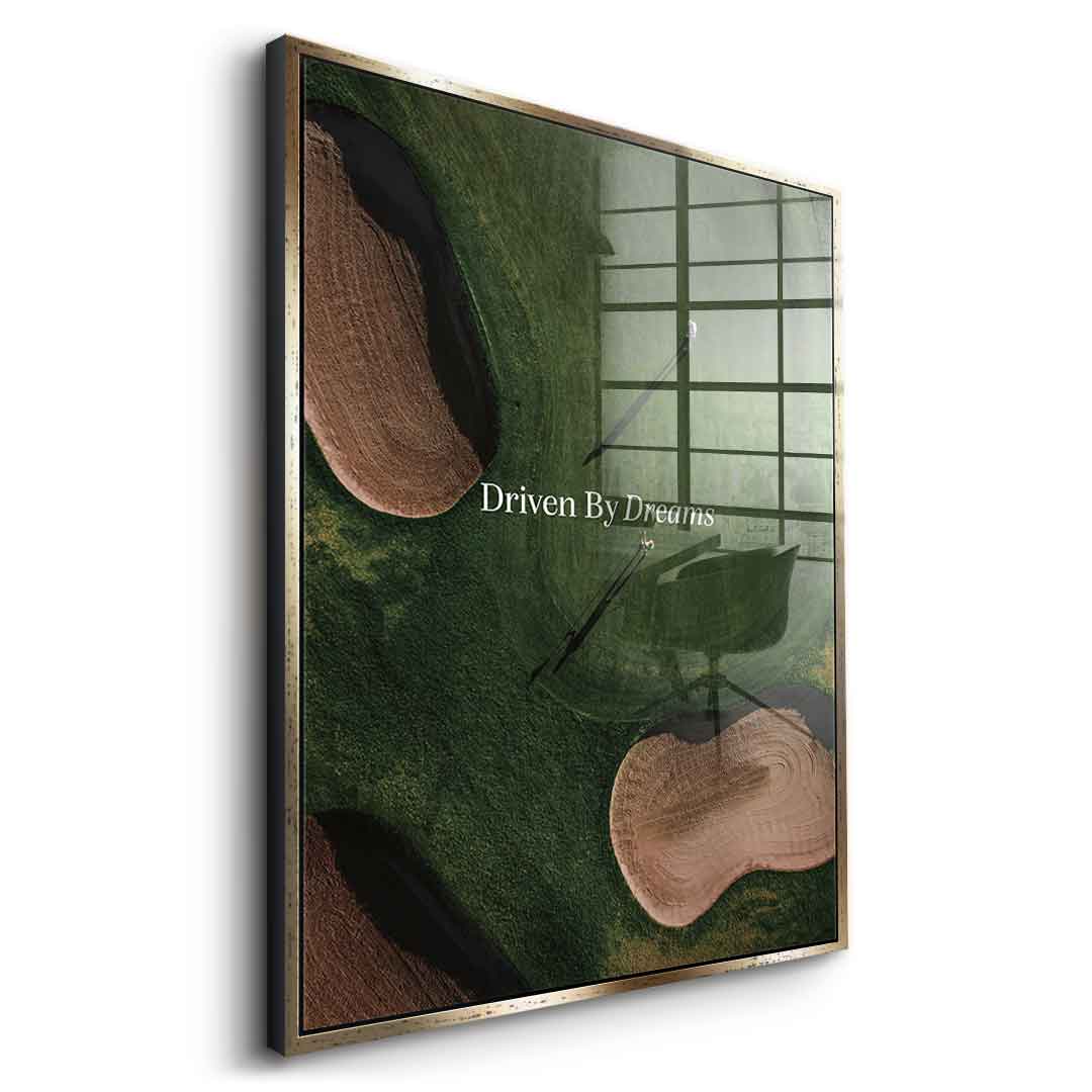 Driven by Dreams #Golf V1 - acrylic glass