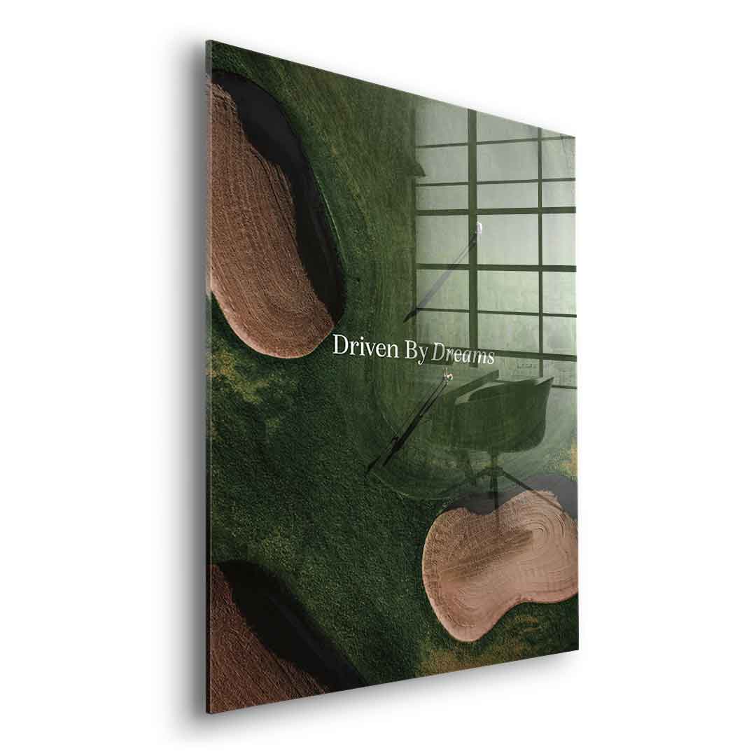 Driven by Dreams #Golf V1 - acrylic glass