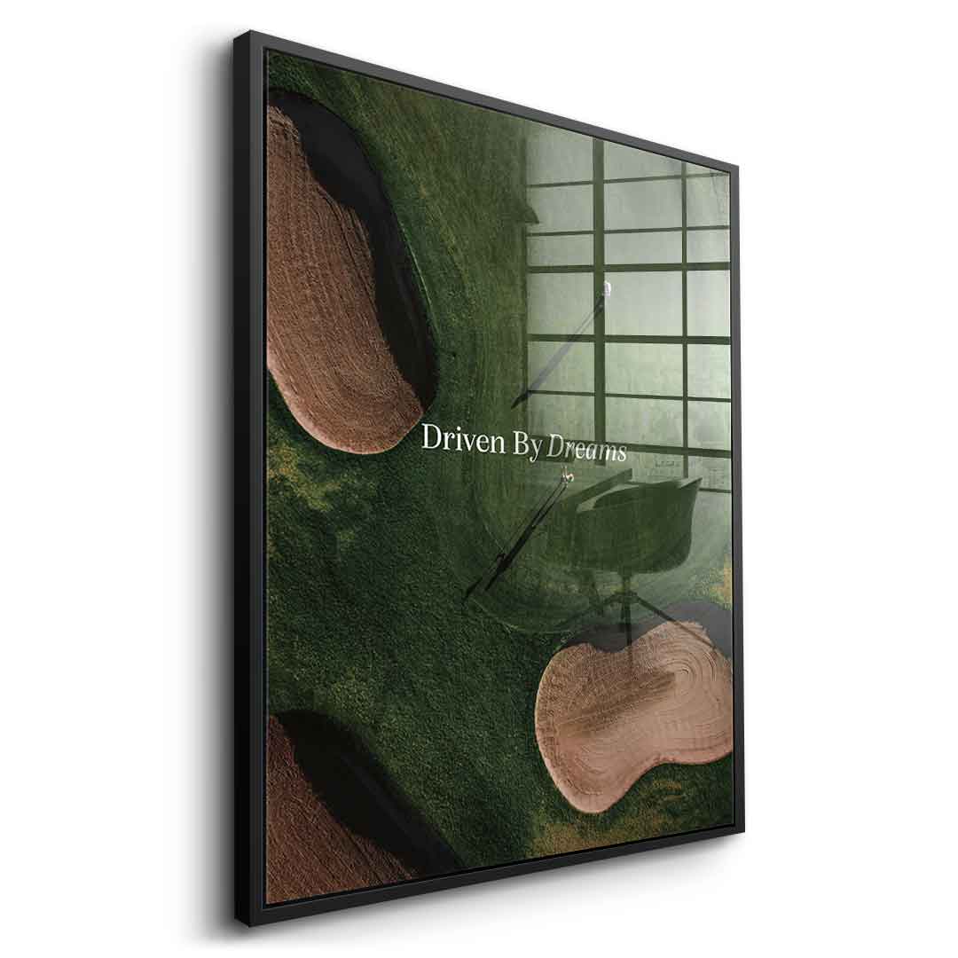 Driven by Dreams #Golf V1 - acrylic glass