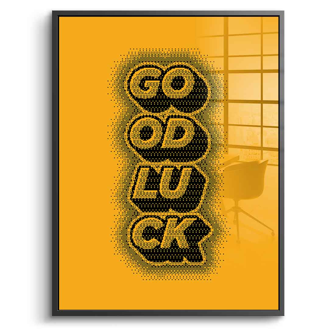 Good Luck - Acrylglas