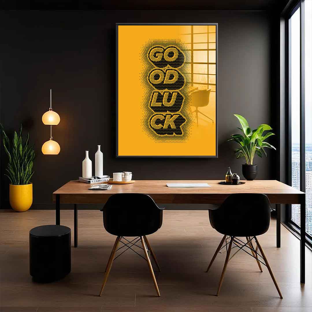 Good Luck - Acrylglas