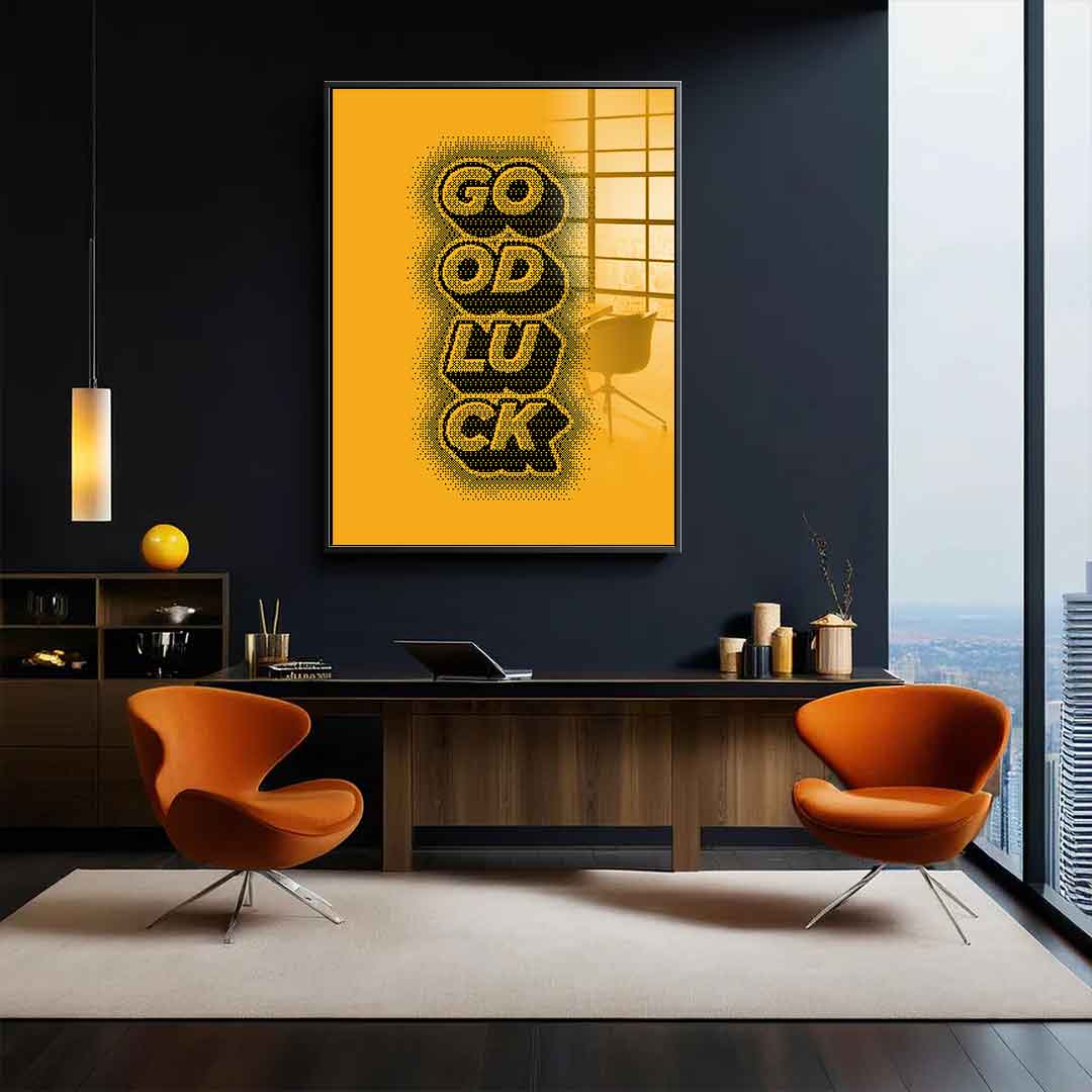 Good Luck - Acrylglas