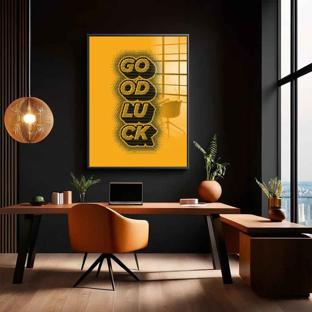 Good Luck - Acrylglas