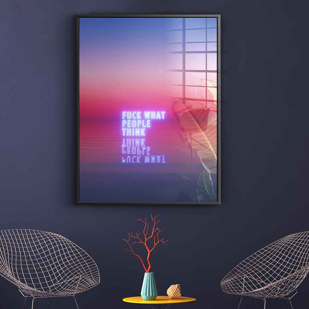 Gotta Be Happy - Acrylglas