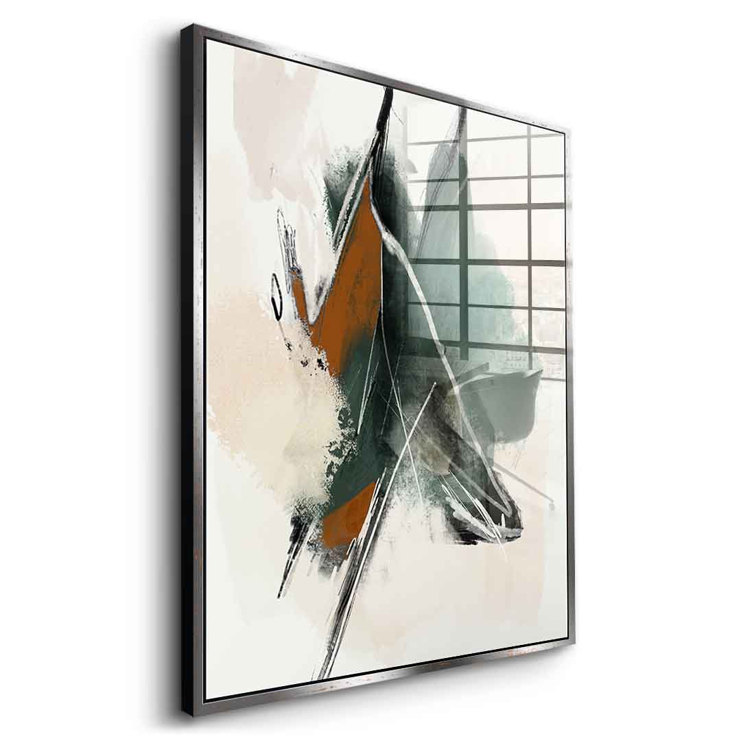 Green Abstract 04 - Acrylglas
