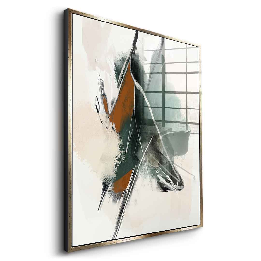 Green Abstract 04 - Acrylglas