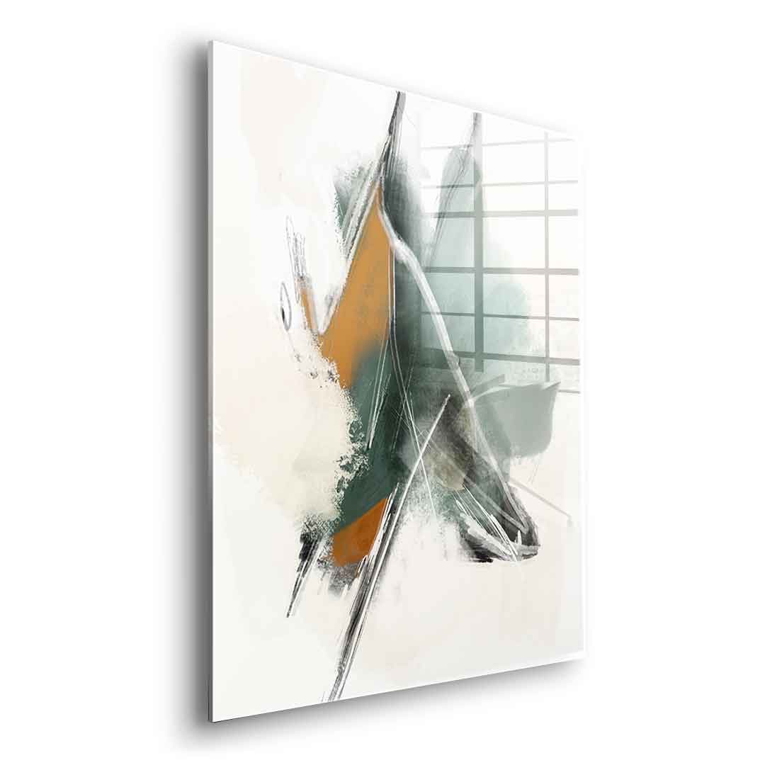 Green Abstract 04 - Acrylglas