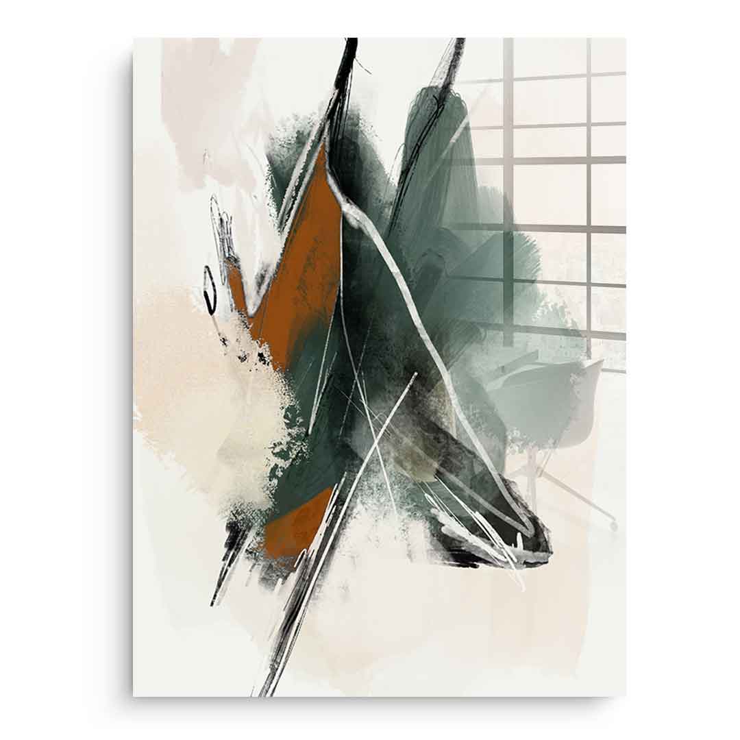 Green Abstract 04 - Acrylglas