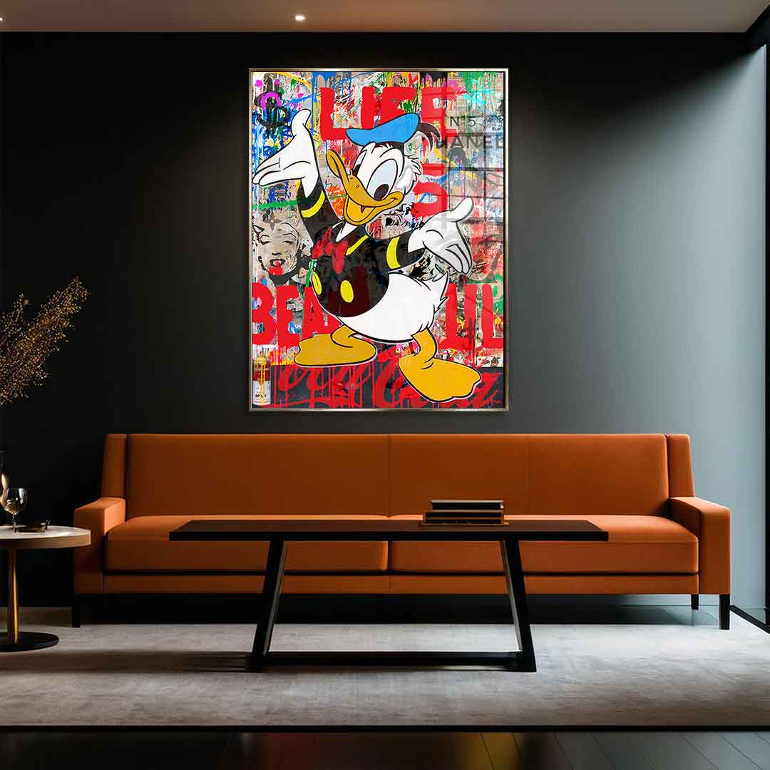 Happy Duck - Acrylglas