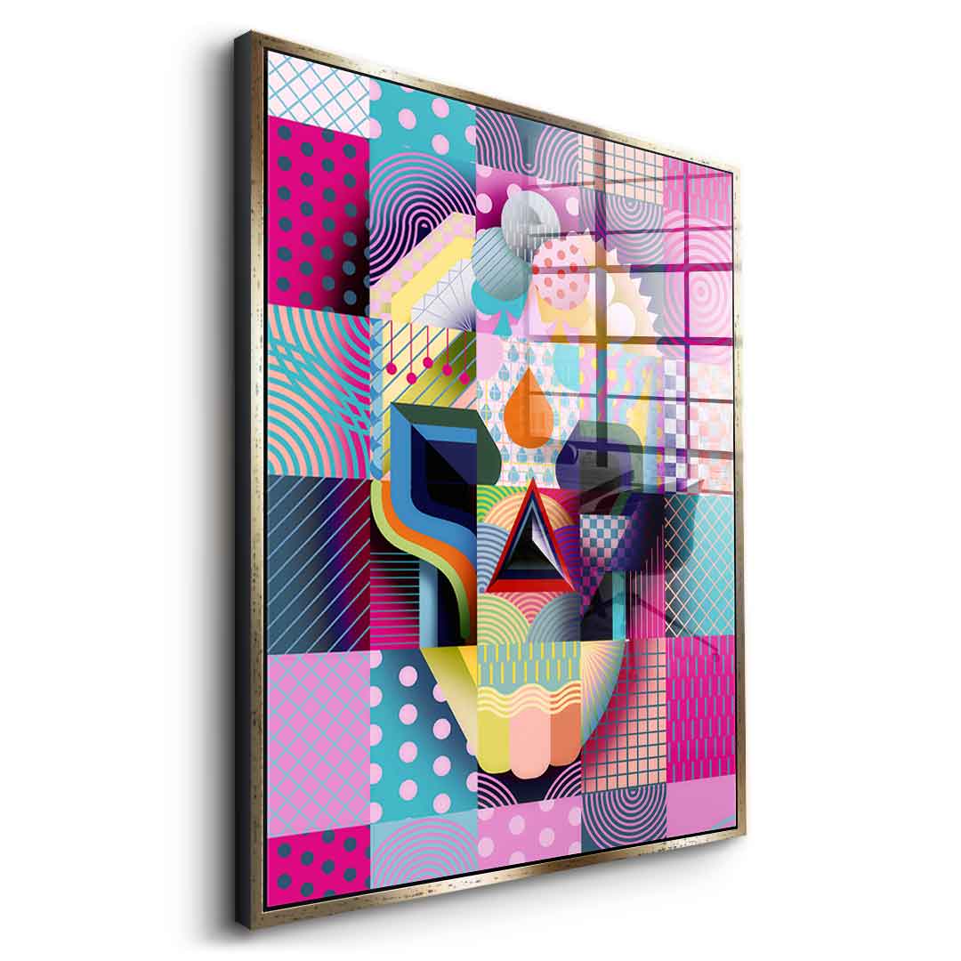Happy Skull - Acrylglas