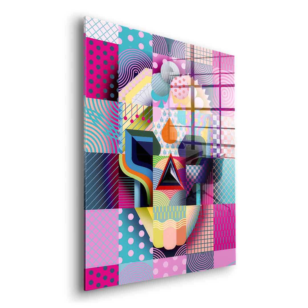 Happy Skull - Acrylglas