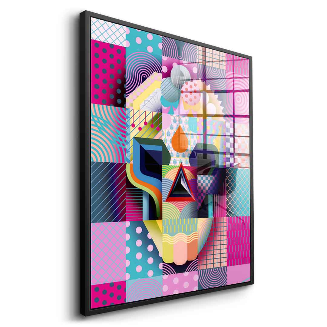 Happy Skull - Acrylglas