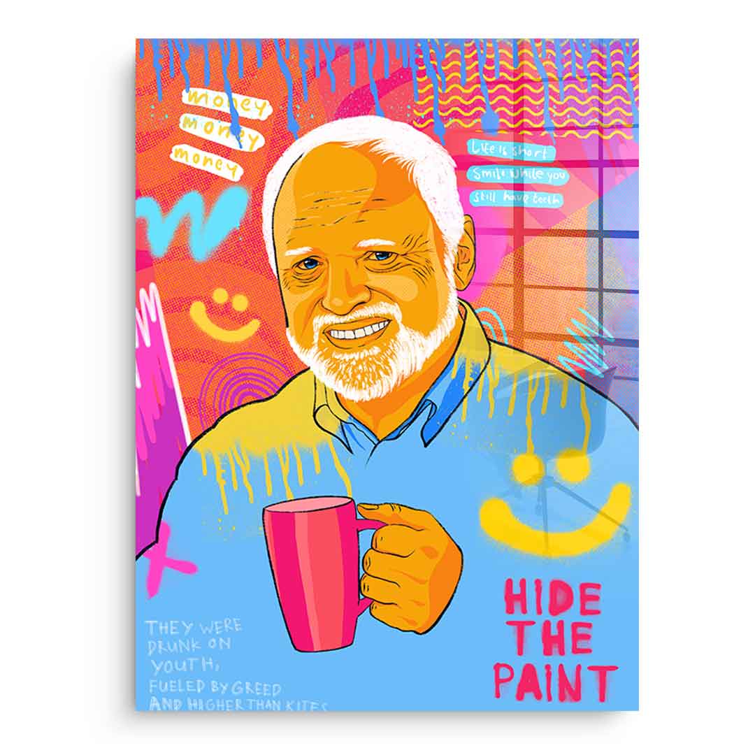 Harold Meme - Acrylglas