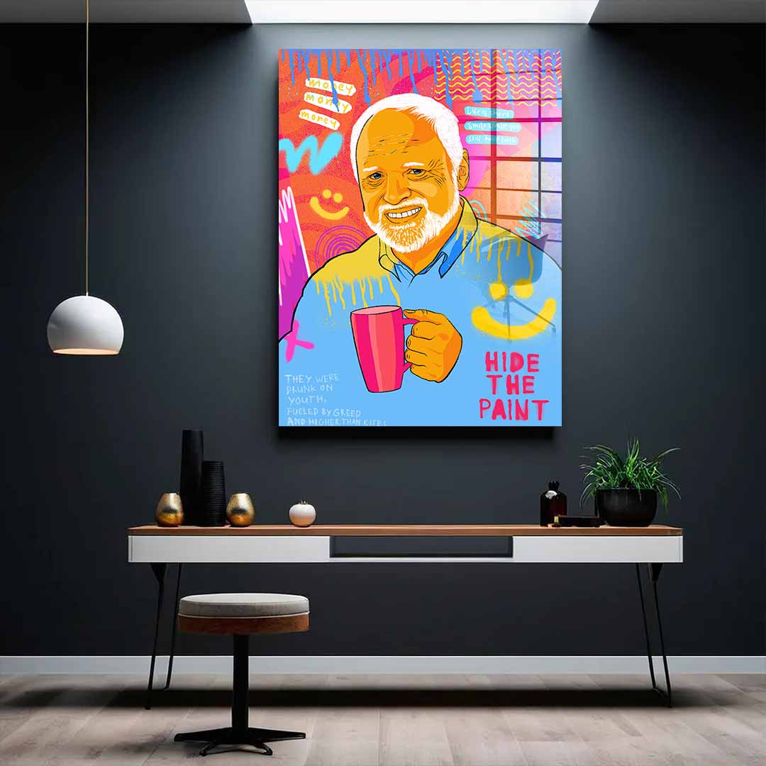 Harold Meme - Acrylglas