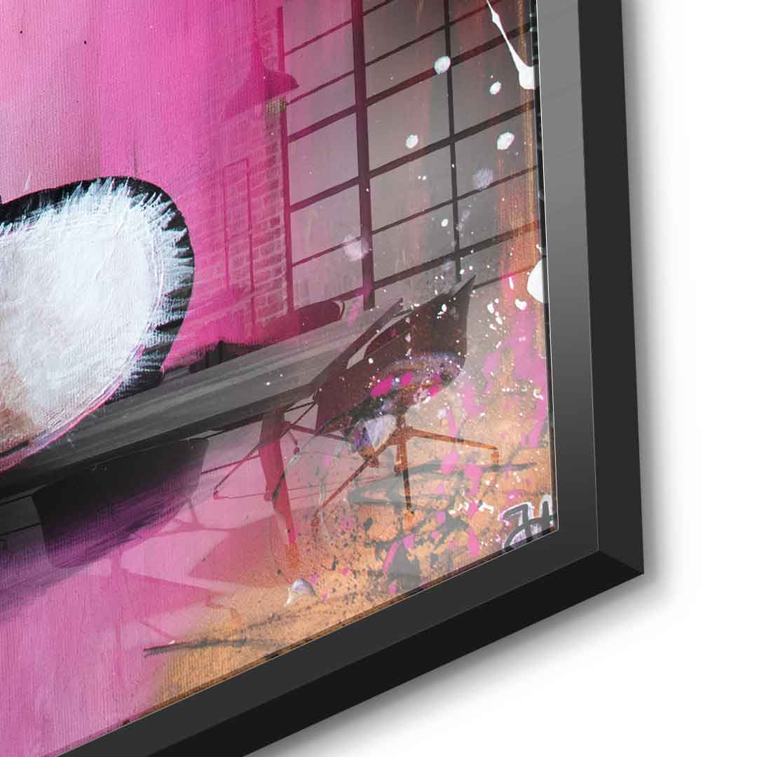Hello Graffiti Kitty - Acrylglas