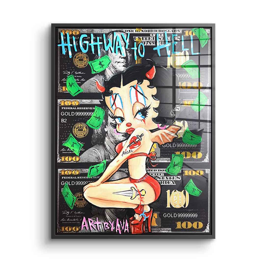 Highway to Hell - Acrylglas